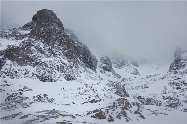 Бен-Невис (Ben Nevis, 1344 м) зимой