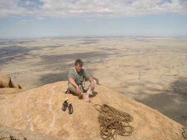 На вершине Шпитцкопп (Spitzkoppe)