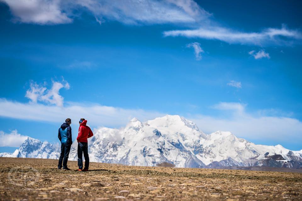 Ули Штек (Ueli Steck) и Дэвид Геттлер (David Göttler) перед восьмитысячником Шишапангма 