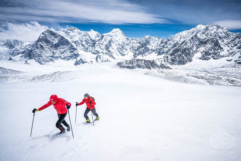 Ули Штек (Ueli Steck) и Дэвид Геттлер (David Göttler) во время акклиматизации