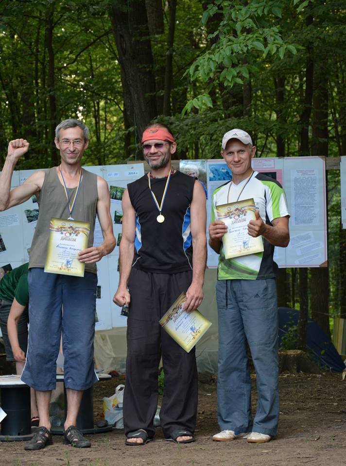 Чемпионат Киева по скалолазанию среди ветеранов на скальном массиве Денеши