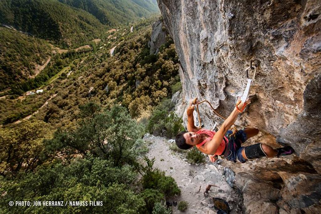 Mar Álvarez на её второй 9a (5.14d), Escalatamasters Photo: Jon Herranz / Namuss Films.