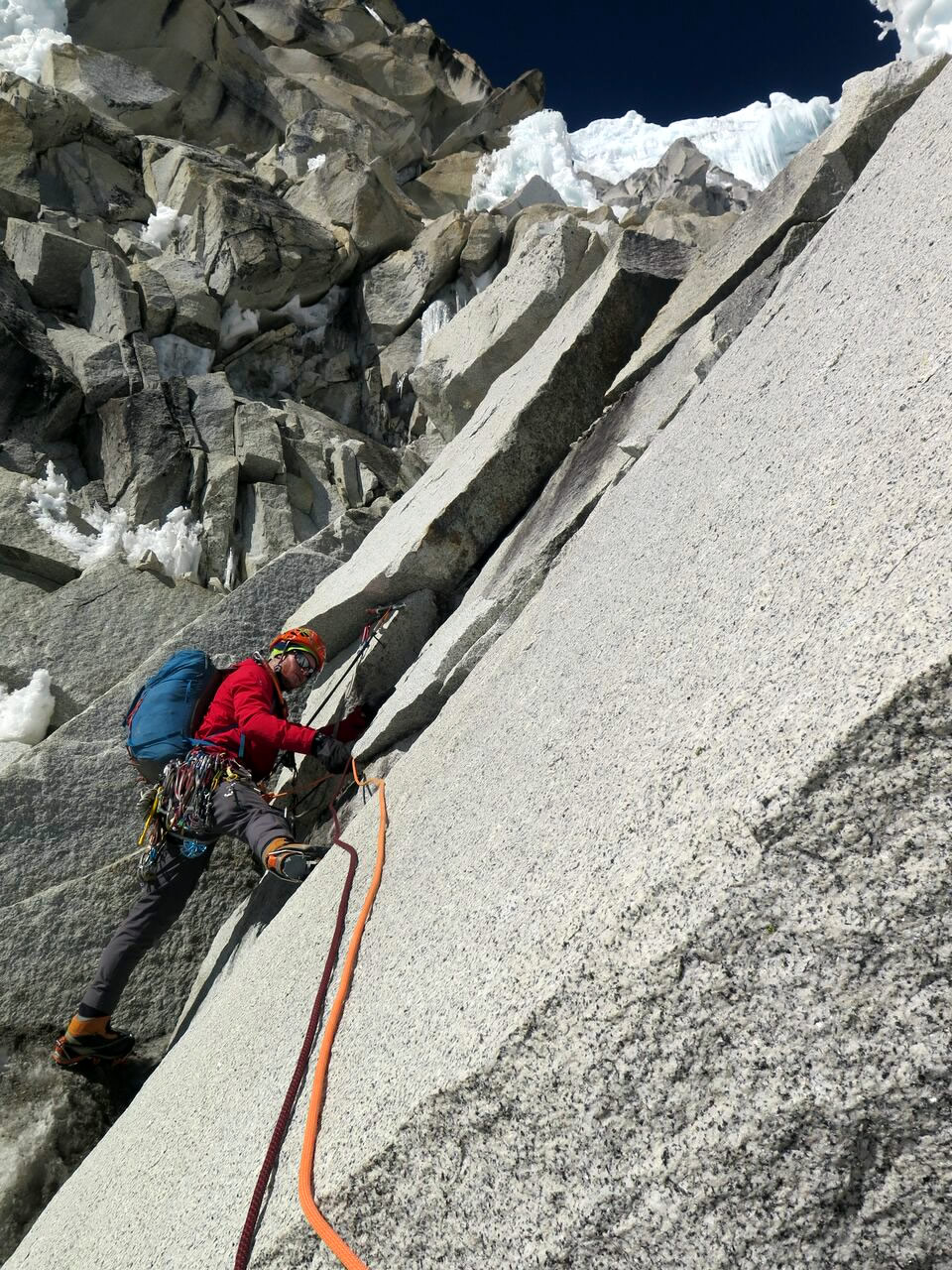 На маршруте East Face Rock Rib