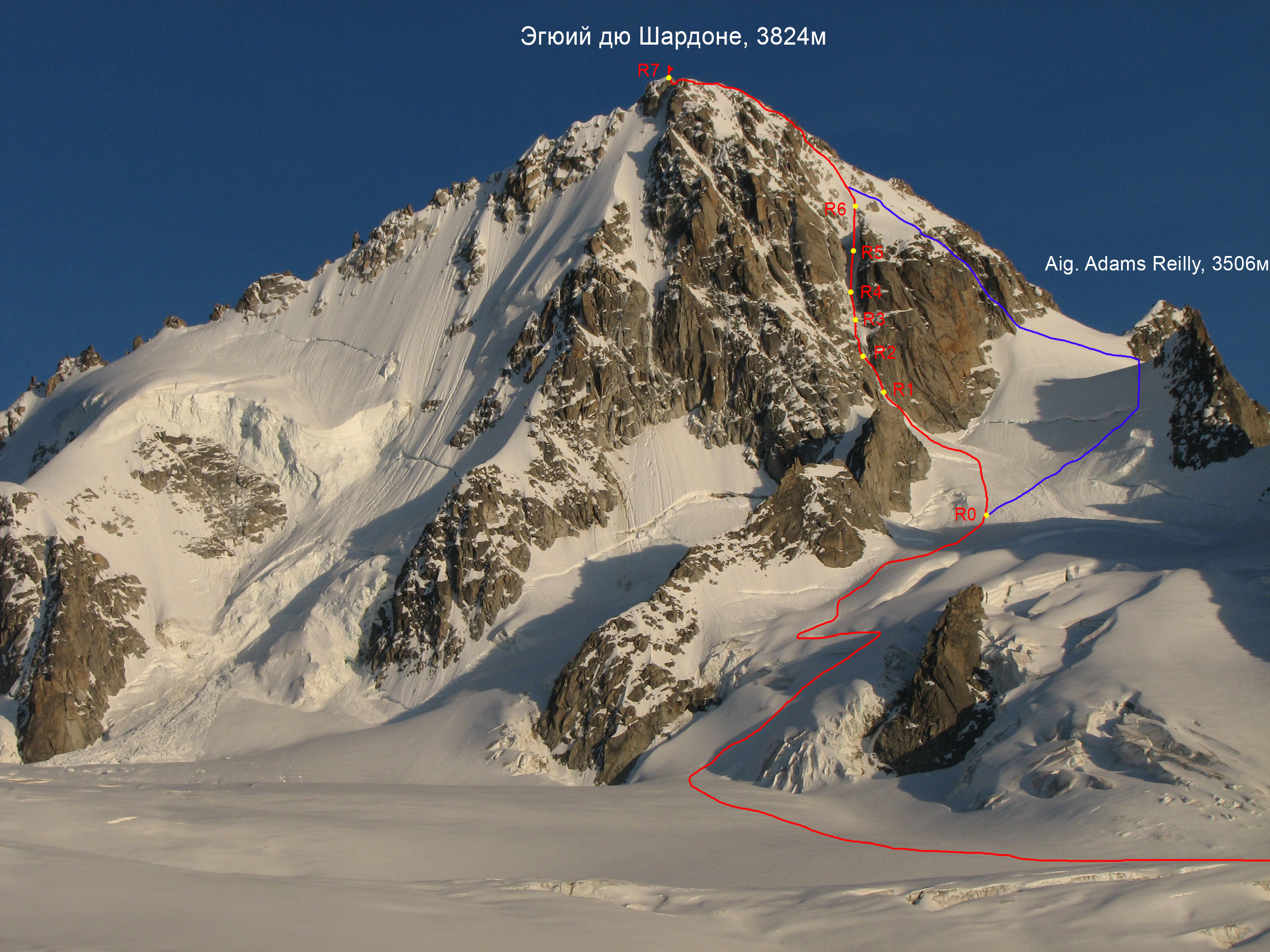 Aiguille du Chardonnet, Goulotte Charlet-Bettembourg