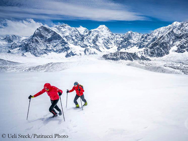 Ули Штек (Ueli Steck) и  Дэвид Геттлер (David Göttler)  в попытке скоростного восхождения на Шишапанму. весна 2016