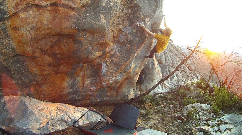  Налле Хуккатайвал (Nalle Hukkataival) на проблеме The Stepping Stone, ~8C