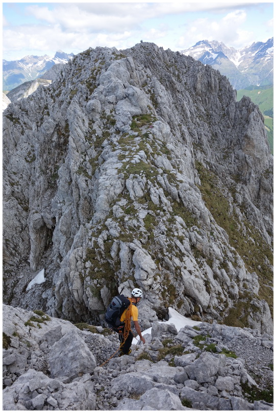 Опасный участок  в районе горы Презолана (Pizzo della Presolana)