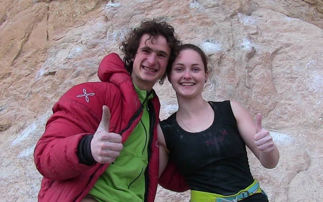 Адам Ондра (Adam Ondra) и Ива Вежмолова (Iva Vejmolová) 