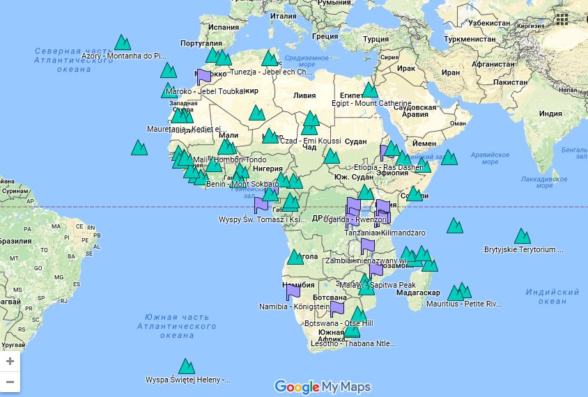 Высочайшие вершины Африки