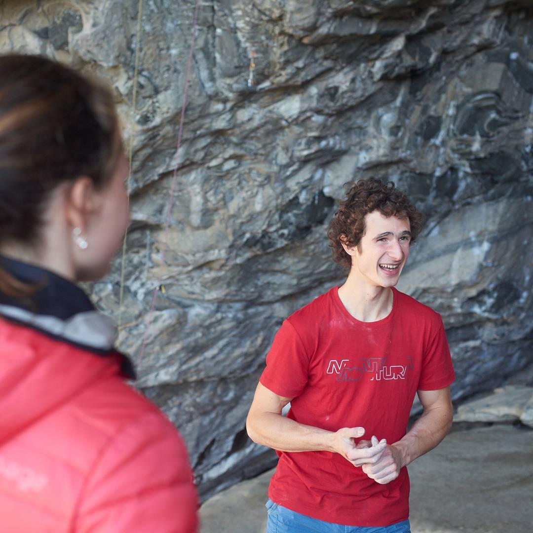 Адам Ондра (Adam Ondra) после прохождения проекта "Project Hard" 9с