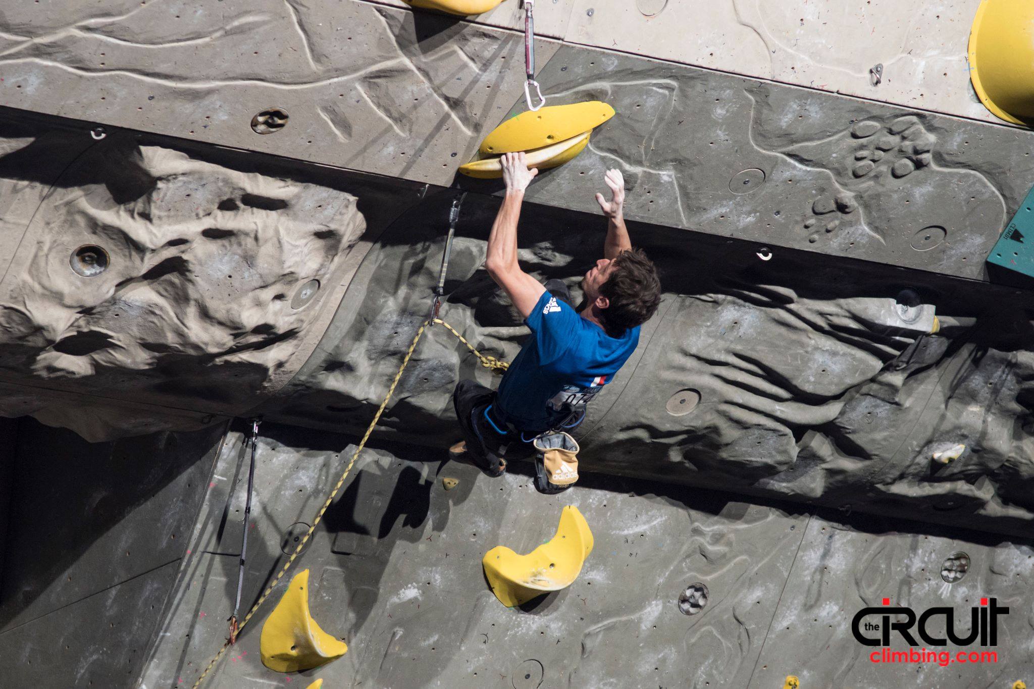 Роман Дегранж (Romain Desgranges) - победитель Кубка Мира по скалолазанию 2017. Фото The Circuit Climbing