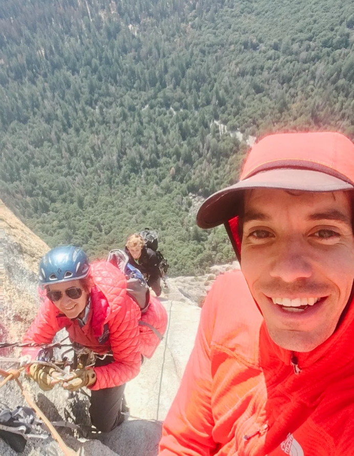 Алекс Хоннольд (Alex Honnold) и Дирдре Воловник (Dierdre Wolownick) на Эль-Капитане. Фото Karissa Frye