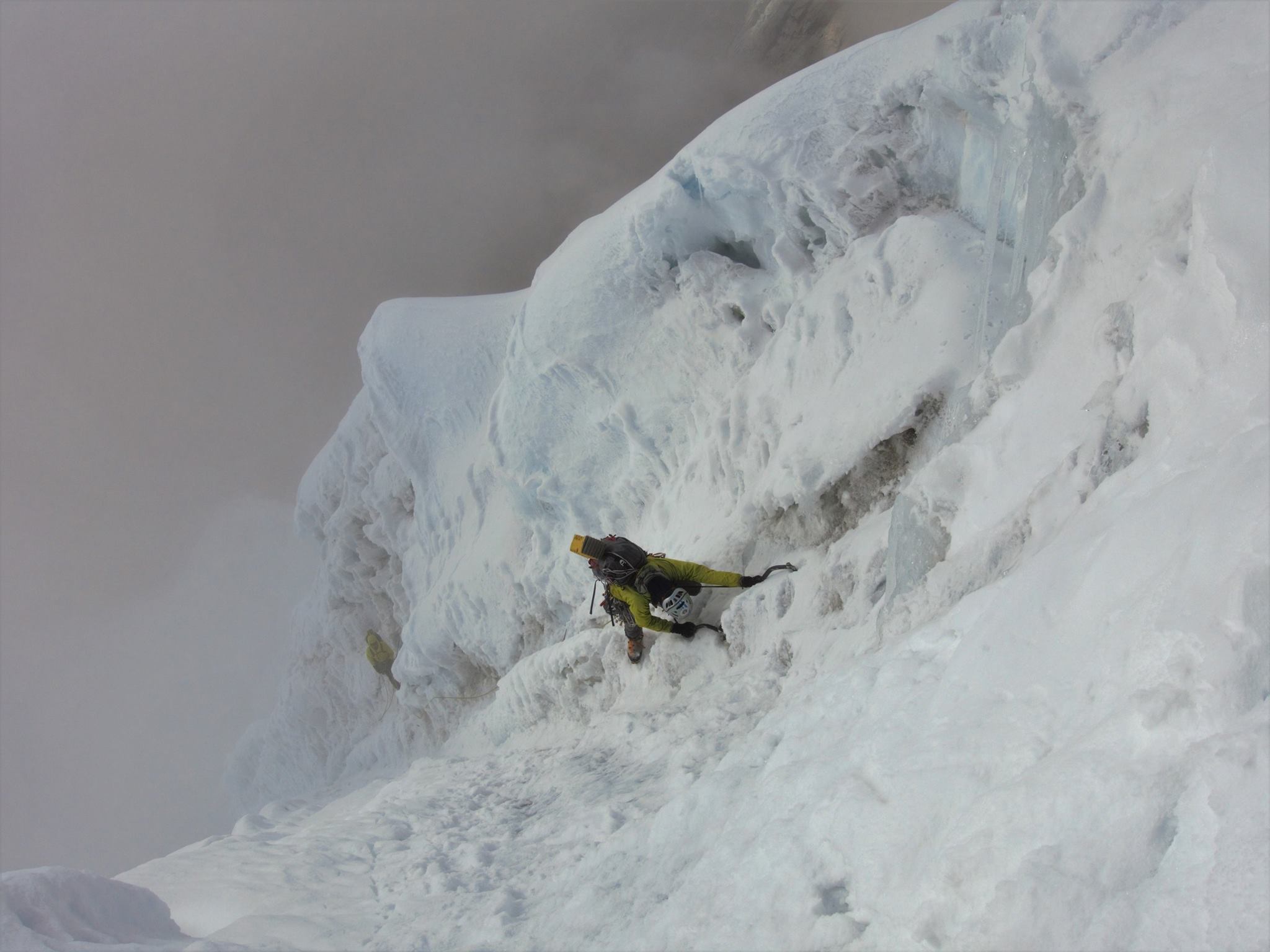 По новому маршруту на вершину  Лобуче Восточная (Lobuche East, 6119 метров). Фото New Zealand Alpine Team