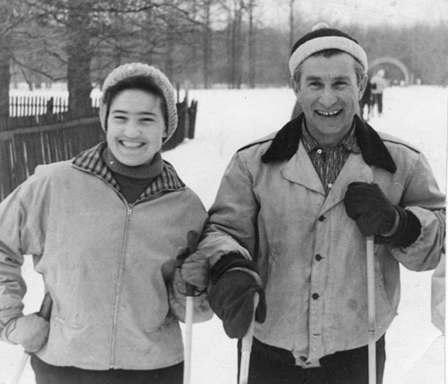 Баров с женой Гребневой. 1962 год. Фото из архива Кирилла Барова