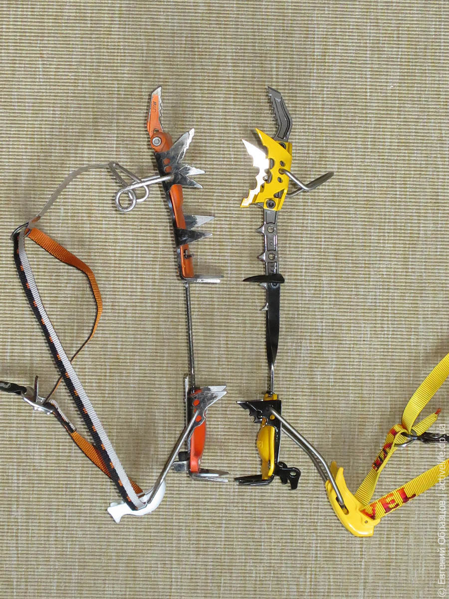 Petzl Lynx и Grivel G20 plus. Фото Евгений Образцов