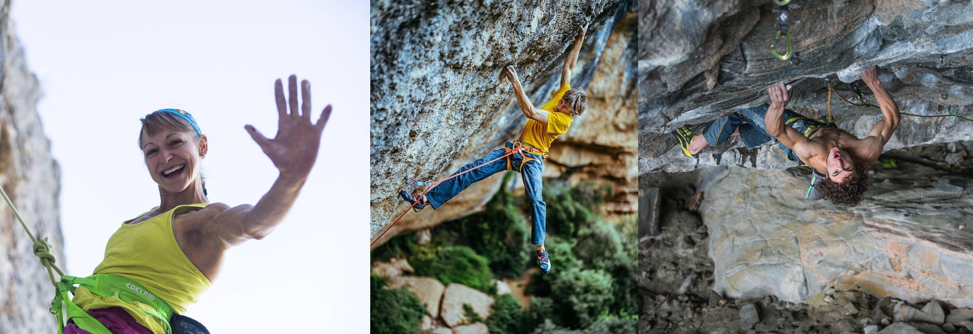 Ангела Айтер (Angela Eiter), Александр Мегос (Alexander Megos), Адам Ондра (Adam Ondra)