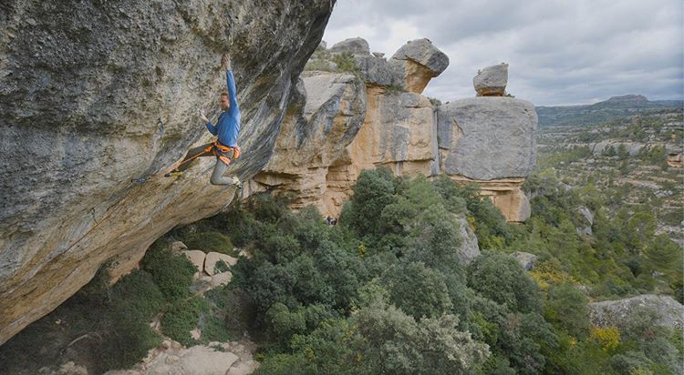 Якоб Шуберт (Jakob Schubert) на маршруте "Perfecto mundo" категории 9b+