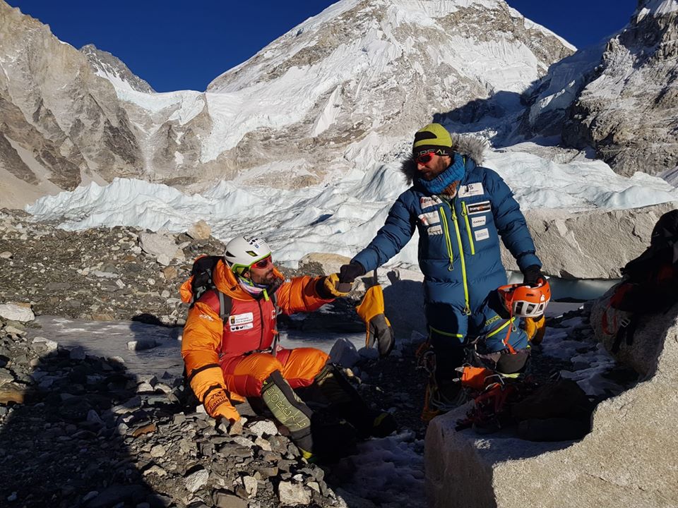 Алекс Тикон (Alex Txikon) и Джонатан Гарсиа (Jonatan García). Фото Alex Txikon