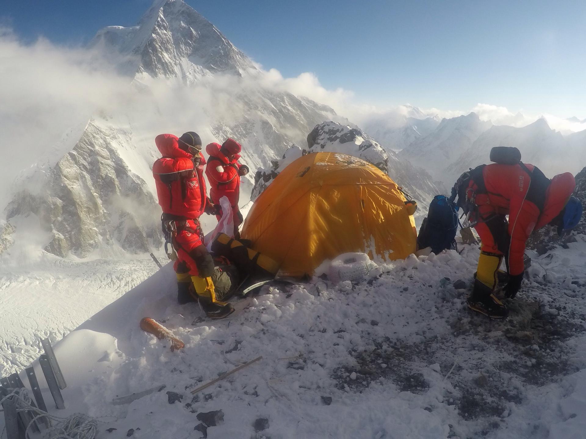 Зимняя экспедиция на K2 сезона 2019/2020. Фото Томаж Ротар (Tomaz Rotar) 