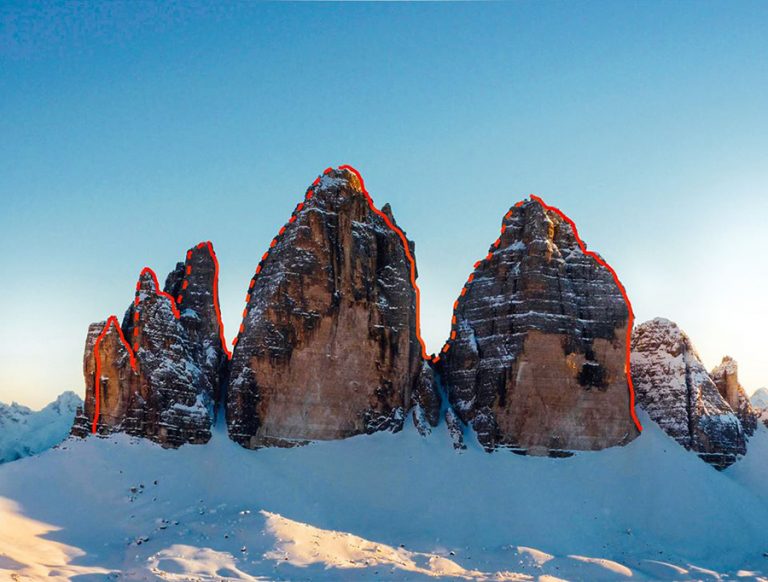 Маршрут Симона Гитля (Simon Gietl) на Tre Cime di Lavaredo. Фото Simon Gietl