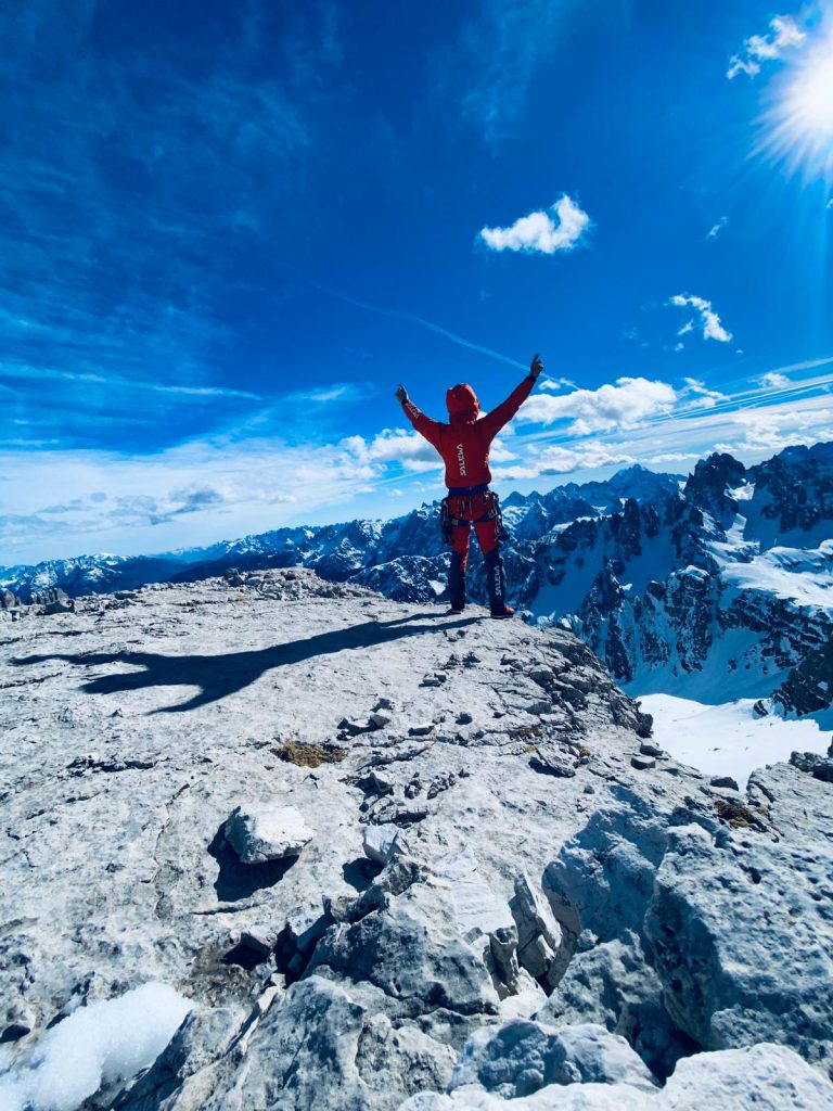 Симон Гитль (Simon Gietl) на Tre Cime di Lavaredo. Фото Simon Gietl