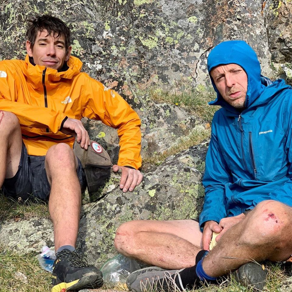 Алекс Хоннольд (Alex Honnold) и Томми Колдвелл (Tommy Caldwell) в забеге "CDUL". Фото Adam Stack