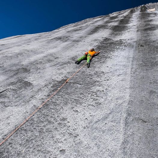 Александр Хубер (Alex Huber) на маршруте  "Highway" 8b+