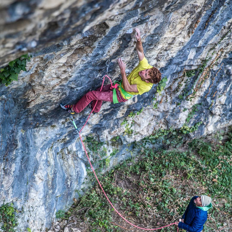 Луик Зеани (Loic Zehani) на маршруте "Les affranchis" 9a+/b