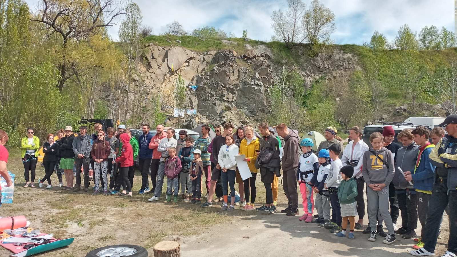 студенческий Чемпионат Украины по скалолазанию на природном рельефе. Фото www . fais . org . ua