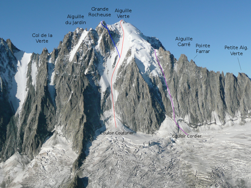 Эгий Верт (Aiguille Verte) 