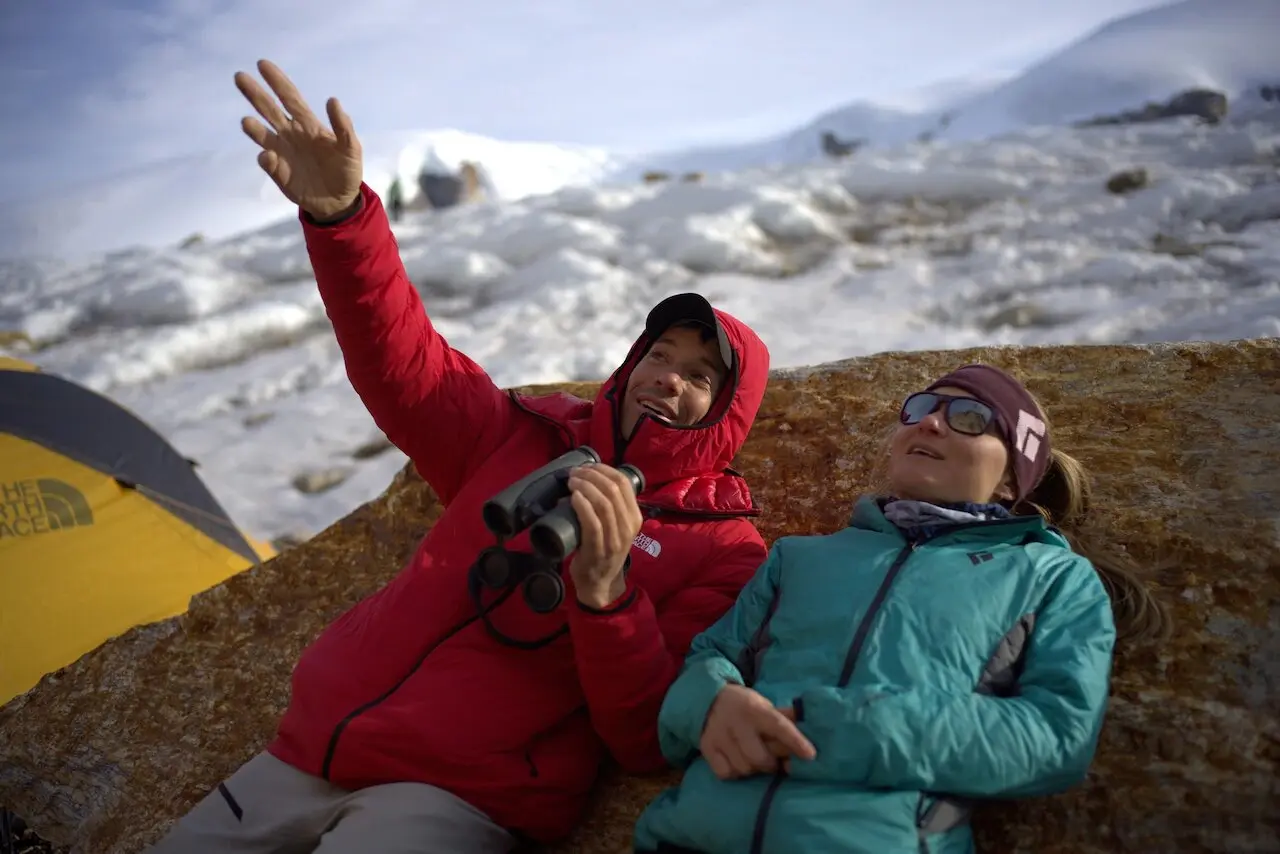 Алекс Хоннольд (Alex Honnold) та Гейзел Фіндлі (Hazel Findlay). Фото  J.J. KELLEY, NATIONAL GEOGRAPHIC