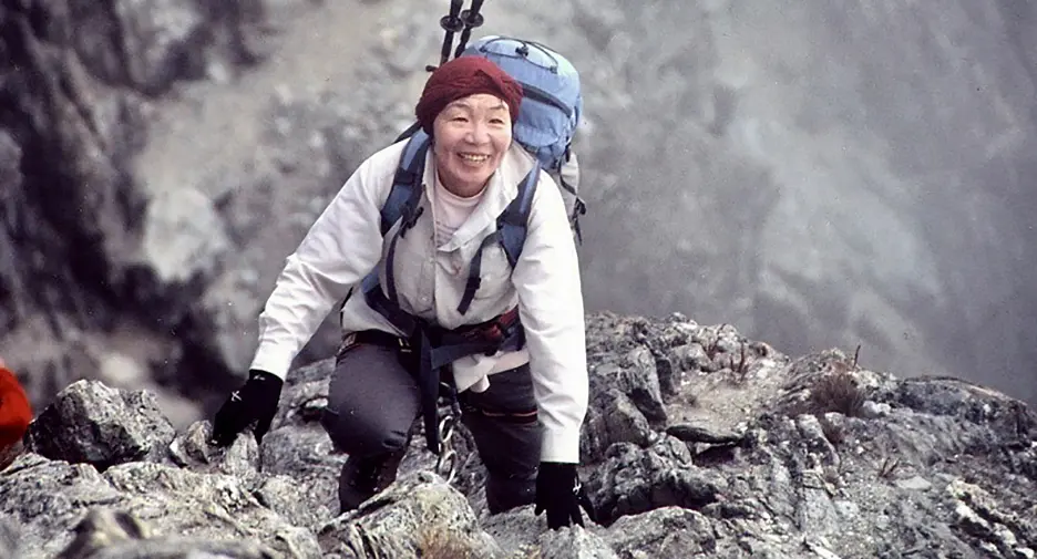 Дзюнко Табей (Junko Tabei) на піку Болівар (Bolivar Peak), Венесуэла. Фото: Junko Tabei