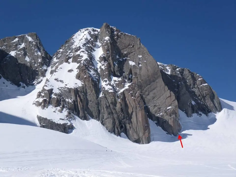  маршрут Contamine Route, гора Пуант-Лашеналь (Pointes Lachenal)