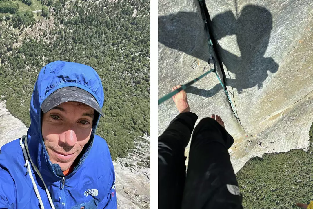 Алекс Гоннольд (Alex Honnold) на маршруті Salathe Wall на скелі Ель-Капітан (El Capitan) у національному парку Йосеміті. Фото Alex Honnold