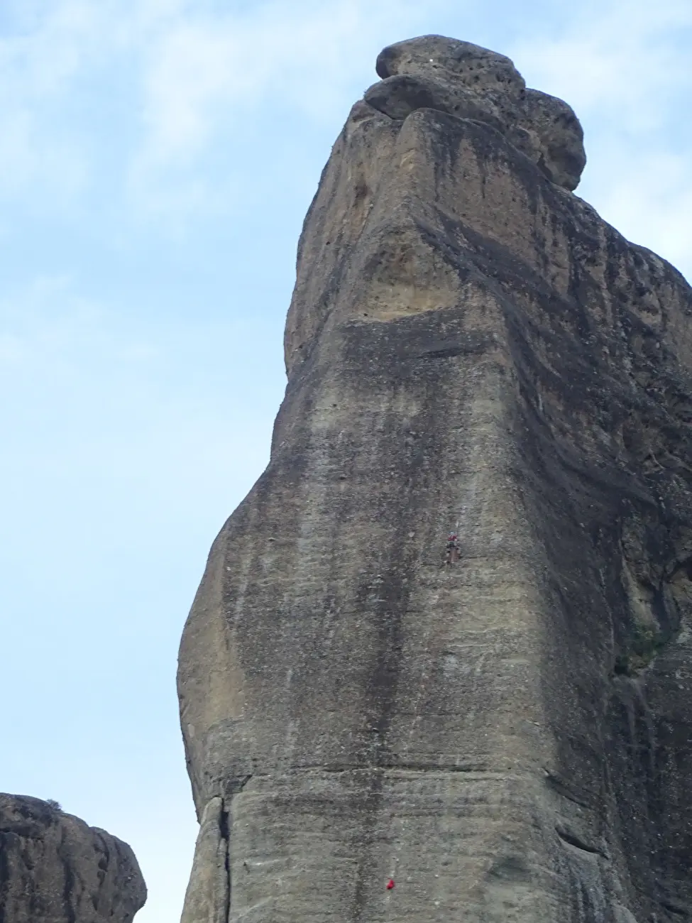 маршрут "Dietrich Hasse" 320м, А2 на скелі Капело в Метеорах (Греція). Фото Vangelis Galanis